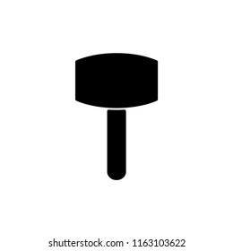 Hammer icon illustration isolated vector sign symbol.