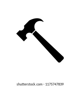 Hammer icon illustration isolated vector sign symbol.