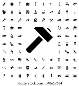 hammer icon illustration isolated vector sign symbol