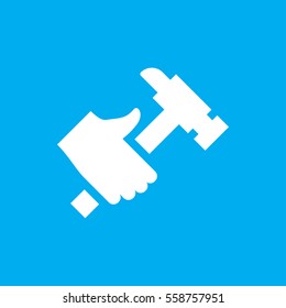hammer icon illustration isolated vector sign symbol