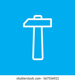 hammer icon illustration isolated vector sign symbol
