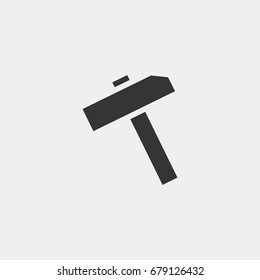 Hammer  icon illustration isolated vector sign symbol