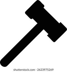 Hammer icon isolated on white background