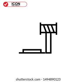 Hammer icon isolated sign symbol vector illustration - high quality black style vector icons
