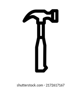 hammer icon or logo isolated sign symbol vector illustration - high quality black style vector icons
