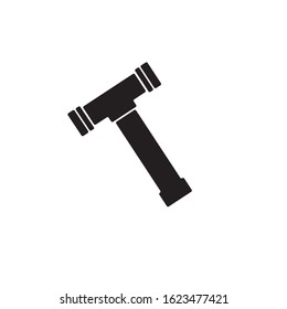 hammer icon logo vector design