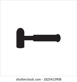 Hammer icon logo, vector design illustration 