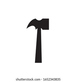 hammer icon logo vector illustration