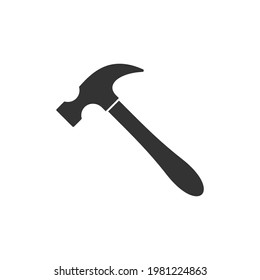 hammer icon on a white background