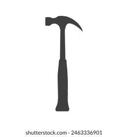 Hammer-Symbol auf weißem Hintergrund