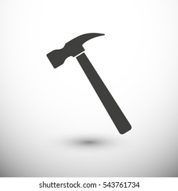 hammer icon. One of set web icons