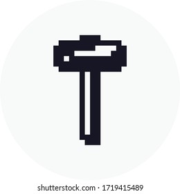 Hammer Icon, pixel perfect vector design. Great for mobile, web design, game, etc. svg