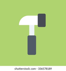 Hammer icon. Power tool icon.
