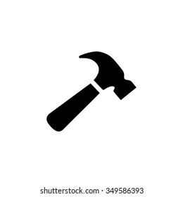 Hammer icon. Repair service button