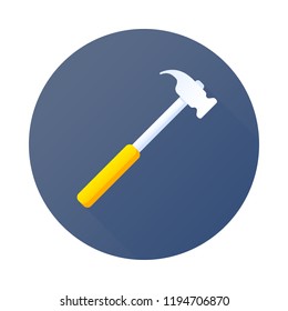 Hammer icon. Repair tool