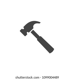 Hammer icon set grey on white background stock vector image