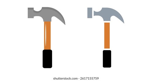 hammer icon set. for mobile concept and web design on white background