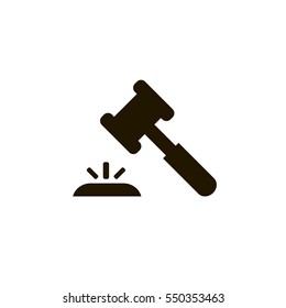 hammer icon. sign design