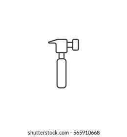 hammer icon. sign design