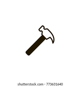 hammer icon. sign design
