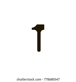 hammer icon. sign design