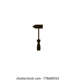 hammer icon. sign design