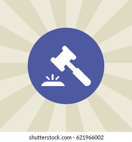 hammer icon. sign design. background