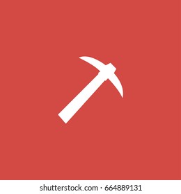 hammer icon. sign design. red background