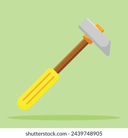 Hammer icon. Subtable to place on industry, construction, etc.
