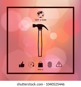 Hammer icon symbol