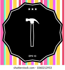 Hammer icon symbol