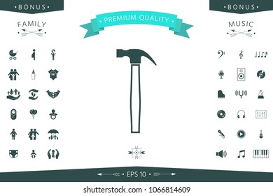 Hammer icon symbol