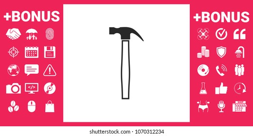 Hammer icon symbol