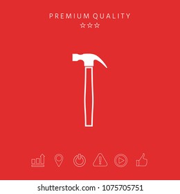 Hammer icon symbol