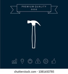 Hammer icon symbol