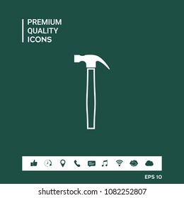 Hammer icon symbol