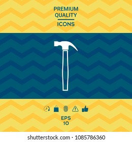 Hammer icon symbol