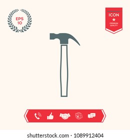 Hammer icon symbol