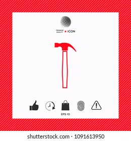Hammer icon symbol