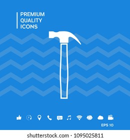 Hammer icon symbol