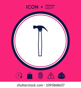 Hammer icon symbol
