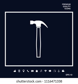 Hammer icon symbol