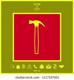 Hammer icon symbol