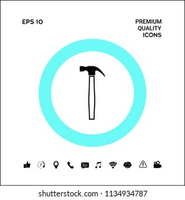 Hammer icon symbol