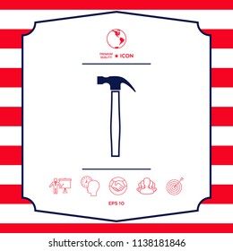 Hammer icon symbol