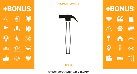 Hammer icon symbol