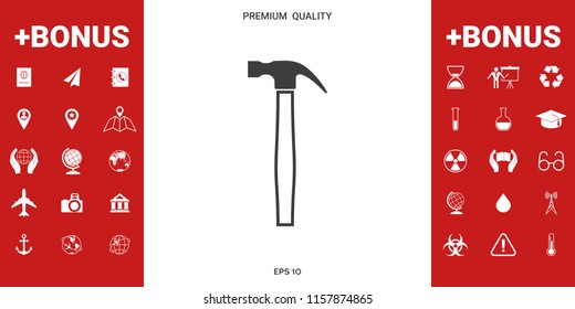 Hammer icon symbol