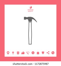 Hammer icon symbol