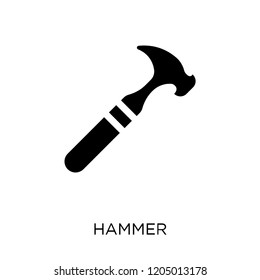 Hammer icon. Hammer symbol design from Construction collection. Simple element vector illustration on white background.
