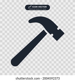 hammer icon symbol template for graphic and web design collection logo vector illustration